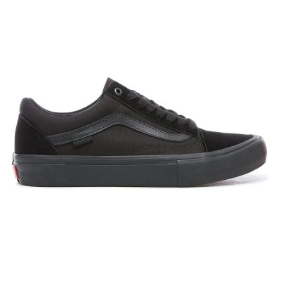 Vans Old Skool Pro - Kadın Kaykay Ayakkabısı (Siyah)